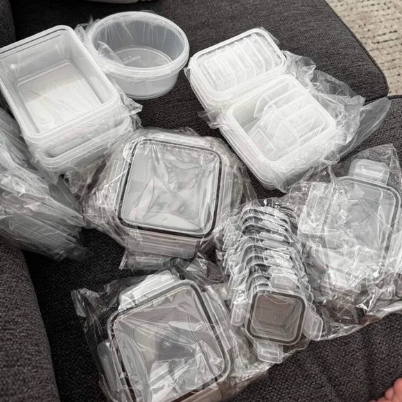 52-Piece Clear Food Storage Container Set - Picture 5 of 12